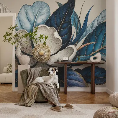 Papier peint photographique intissé Fleurs élégantes