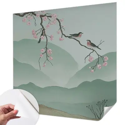 Papier peint photo sur tissu non tissé sérénade japonaise