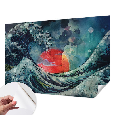 Papier peint tête de lit chambre adulte Oceánsky východ