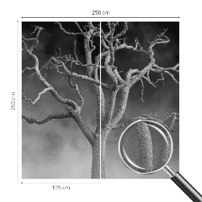 Papier peint photo grand format pour le mur Arbre brumeux
