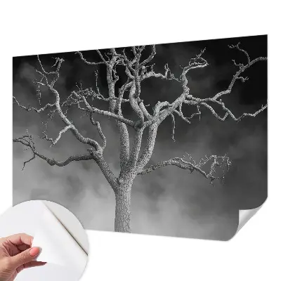 Papier peint photo grand format pour le mur Arbre brumeux