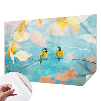 Déco papier peint salon Jarné vtáky