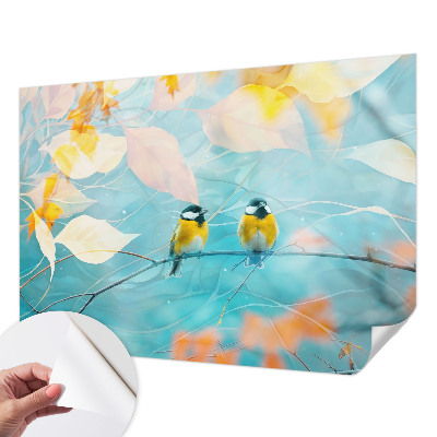 Déco papier peint salon Jarné vtáky