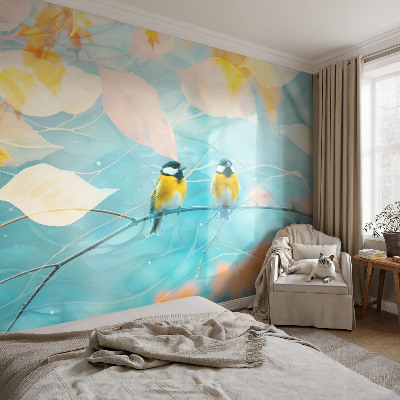 Déco papier peint salon Jarné vtáky