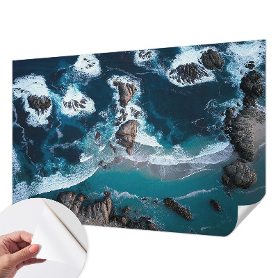 Papier peint chambre adulte cocooning Oceánske vlny