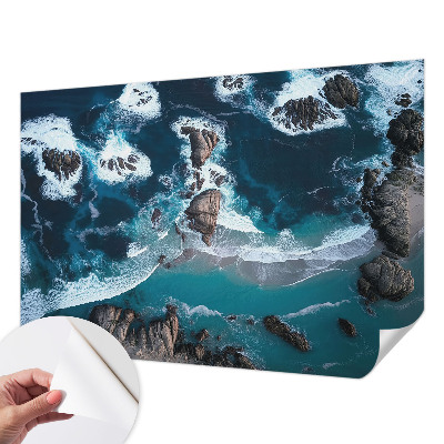 Papier peint chambre adulte cocooning Oceánske vlny