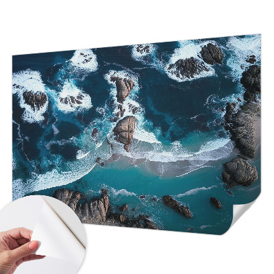 Papier peint chambre adulte cocooning Oceánske vlny