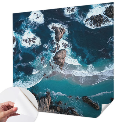 Papier peint chambre adulte cocooning Oceánske vlny