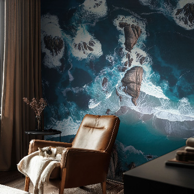 Papier peint chambre adulte cocooning Oceánske vlny