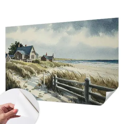 Papier peint photo grand format pour le mur dunes de plage