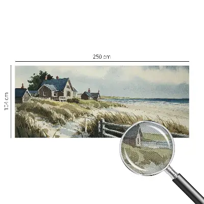 Papier peint photo grand format pour le mur dunes de plage