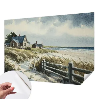 Papier peint photo grand format pour le mur dunes de plage
