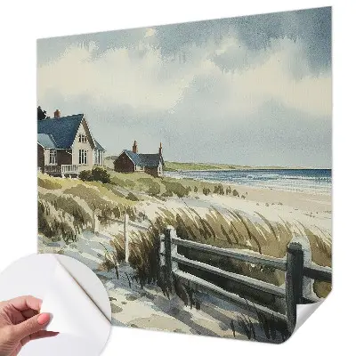 Papier peint photo grand format pour le mur dunes de plage