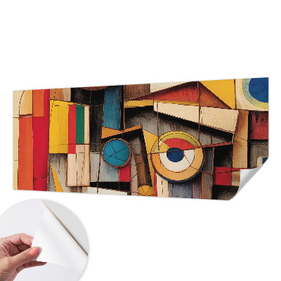 Papier peint tête de lit chambre adulte Geometrické vzory