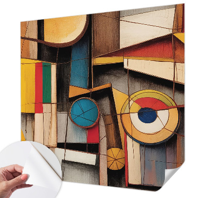 Papier peint tête de lit chambre adulte Geometrické vzory