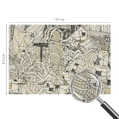 Papier peint photo grand format pour le mur Abstraction géométrique