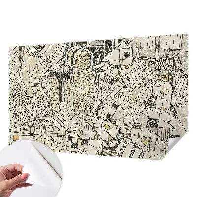 Papier peint photo grand format pour le mur Abstraction géométrique