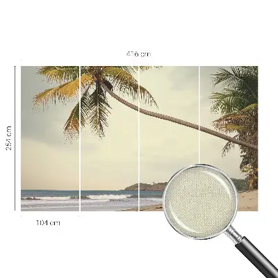 Papier peint photo sur tissu non tissé paysage tropical