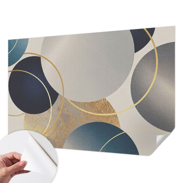 Déco papier peint salon Kreatívne kruhy