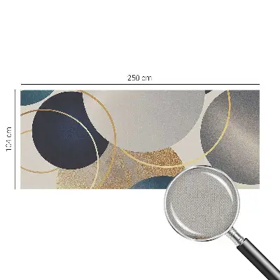 Papier peint photographique sur tissu non tissé Cercles créatifs