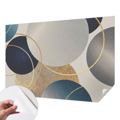 Déco papier peint salon Kreatívne kruhy