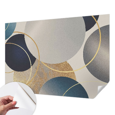 Déco papier peint salon Kreatívne kruhy