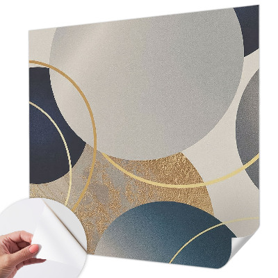 Déco papier peint salon Kreatívne kruhy