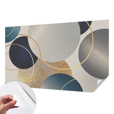 Déco papier peint salon Kreatívne kruhy