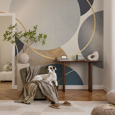 Déco papier peint salon Kreatívne kruhy