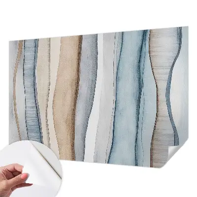Papier peint photographique intissé rayures abstraites