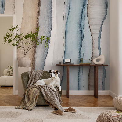 Papier peint chambre adulte cocooning Abstraktné pruhy