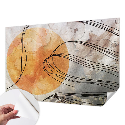 Papier peint tendance chambre adulte Harmonická abstrakcia