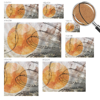 Papier peint tendance chambre adulte Harmonická abstrakcia