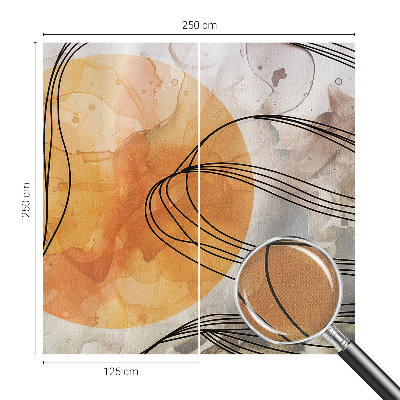Papier peint tendance chambre adulte Harmonická abstrakcia