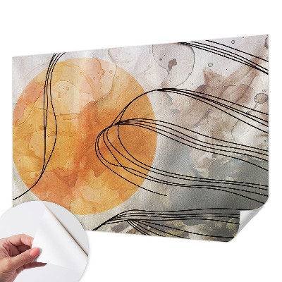 Papier peint tendance chambre adulte Harmonická abstrakcia