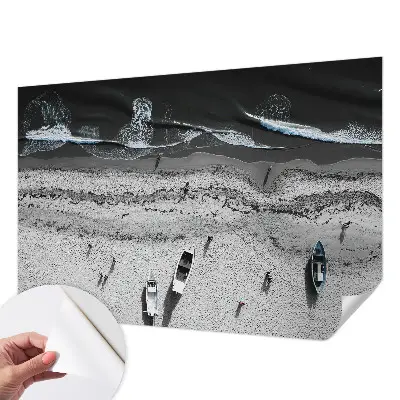 Papier peint photographique sur tissu non tissé tranquillité de la plage