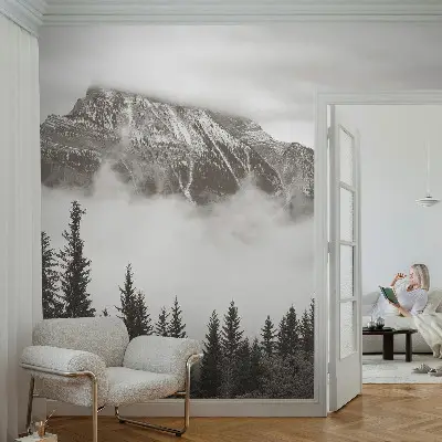 Papier peint photo sur tissu non tissé paysage de montagne