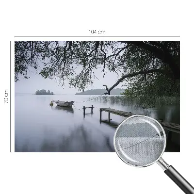 Papier peint photo imprimé sur tissu non tissé Un lac calme