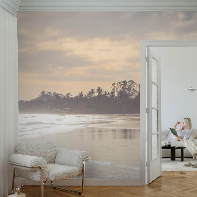 Papier peint tendance chambre adulte Plážové ráno