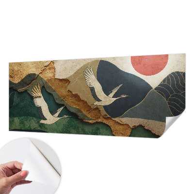 Déco papier peint salon Žeriavy z východu