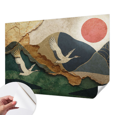 Déco papier peint salon Žeriavy z východu