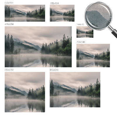 Papier peint panoramique pas cher Atmosférické jazero