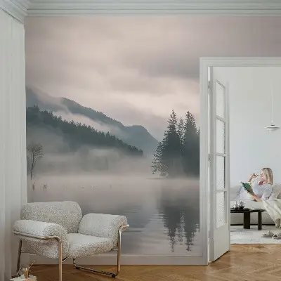 Papier peint intissé imprimé Lac atmosphérique
