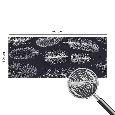 Papier peint photo grand format pour le mur Plumes subtiles