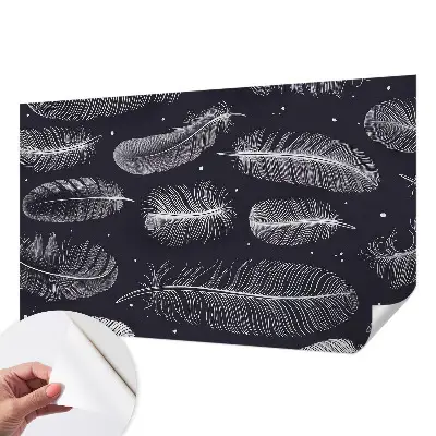 Papier peint photo grand format pour le mur Plumes subtiles