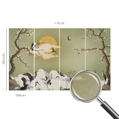 Papier peint photographique sur tissu non tissé Nature élégante