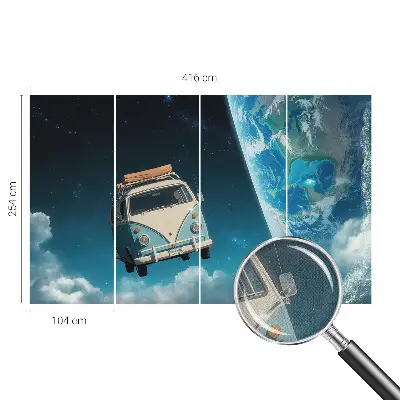 Papier peint photo grand format pour le mur Voyage spatial