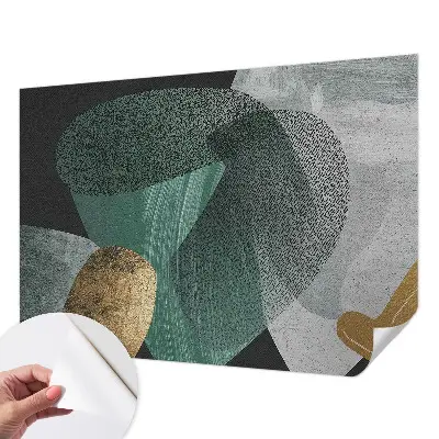 Papier peint photo imprimé sur tissu non tissé Géométrie abstraite
