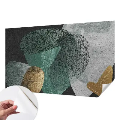 Papier peint photo imprimé sur tissu non tissé Géométrie abstraite