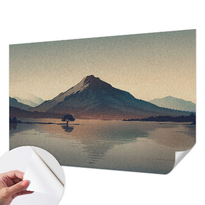 Papier peint panoramique pas cher Horská krajina